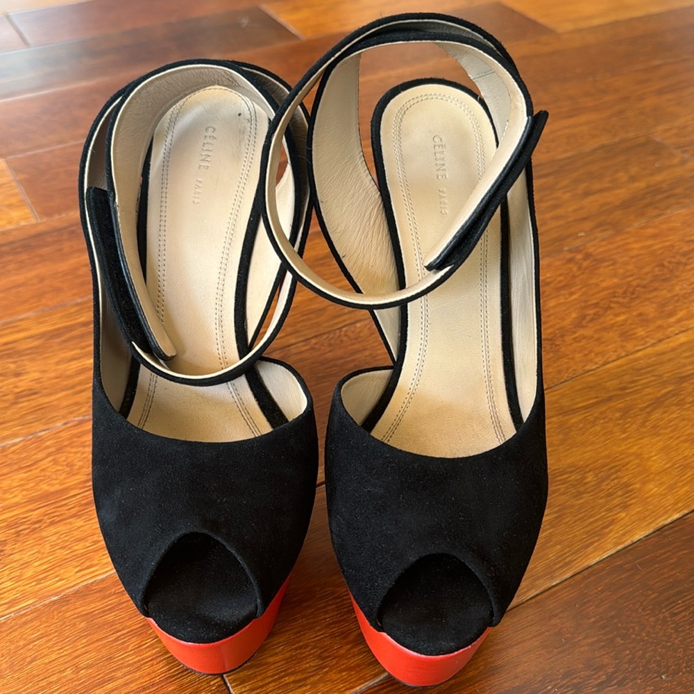 OLD CELINE (phoebe philo) beautiful platform heels SZ 37 (US 7)